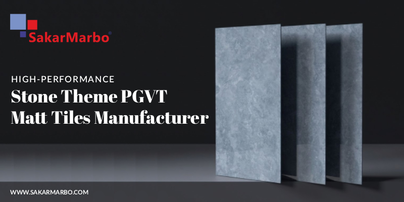 High-Performance Stone Theme PGVT Matt Tiles Manufacturer