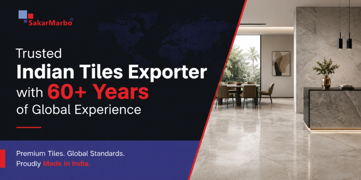 Trusted Indian Tiles Exporter with 60+ Years of Global Experience